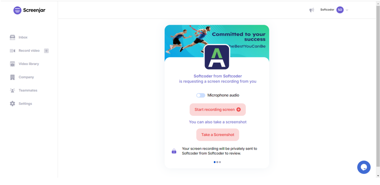 Screen recording tech